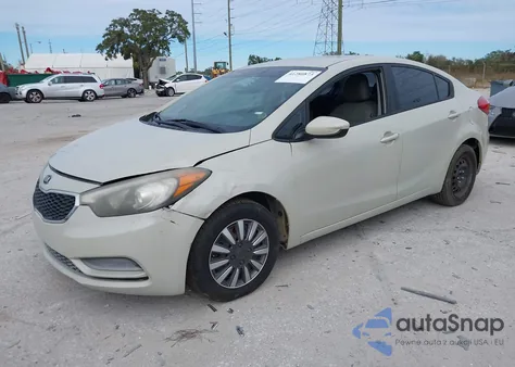 2014 Kia Forte Lx из США, поврежденный, VIN KNAFK4A67E5193334